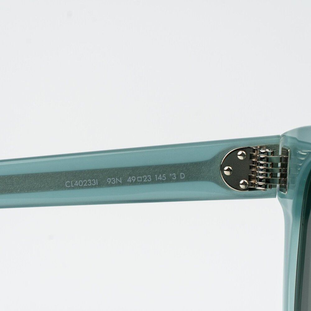 Celine 3 DOTS Men Sunglasses Lime Green Transparent Square CL40233I 93N - Picture 8 of 10